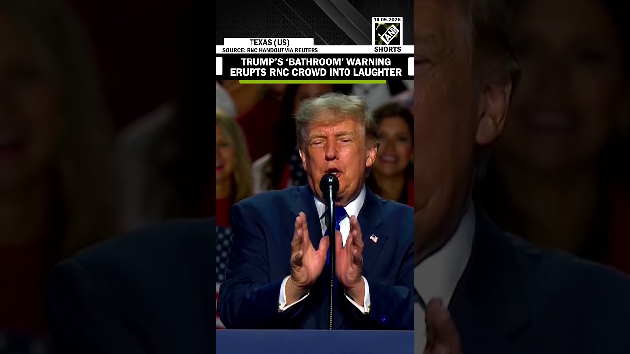 &ldquo;DON&rsquo;T ANYBODY GO&rdquo; Trump&rsquo;s &lsquo;bathroom&rsquo; warning erupts RNC crowd into laughter