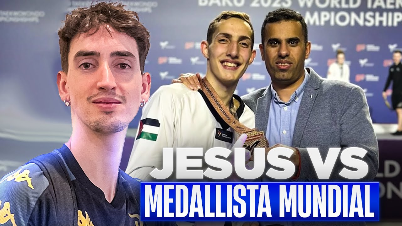 PELEA VS MEDALLISTA MUNDIAL TAEKWONDO | SALE MAL