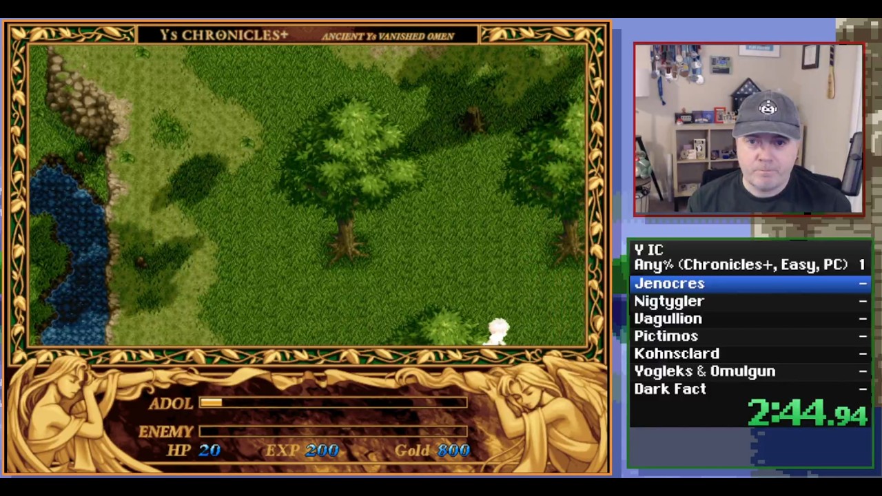 Ys I Chronicles+ - Speedrun practice