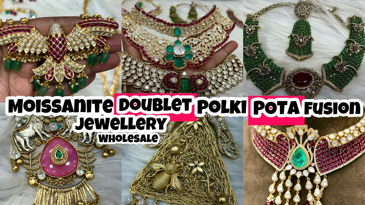 High End Imitation Jewellery Wholesale Market in Delhi | Premium Celebrity Necklaces Wholesale Shop