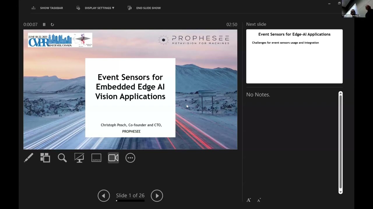 Christoph Posch at CVPR 2023 Workshop on Event-based Vision