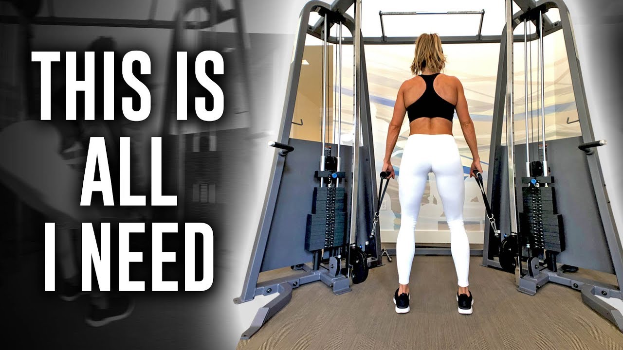 FULL LOWER BODY WORKOUT - CABLES ONLY! | Paige Hathaway