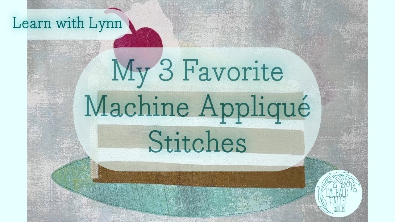 Types of Applique Stitches