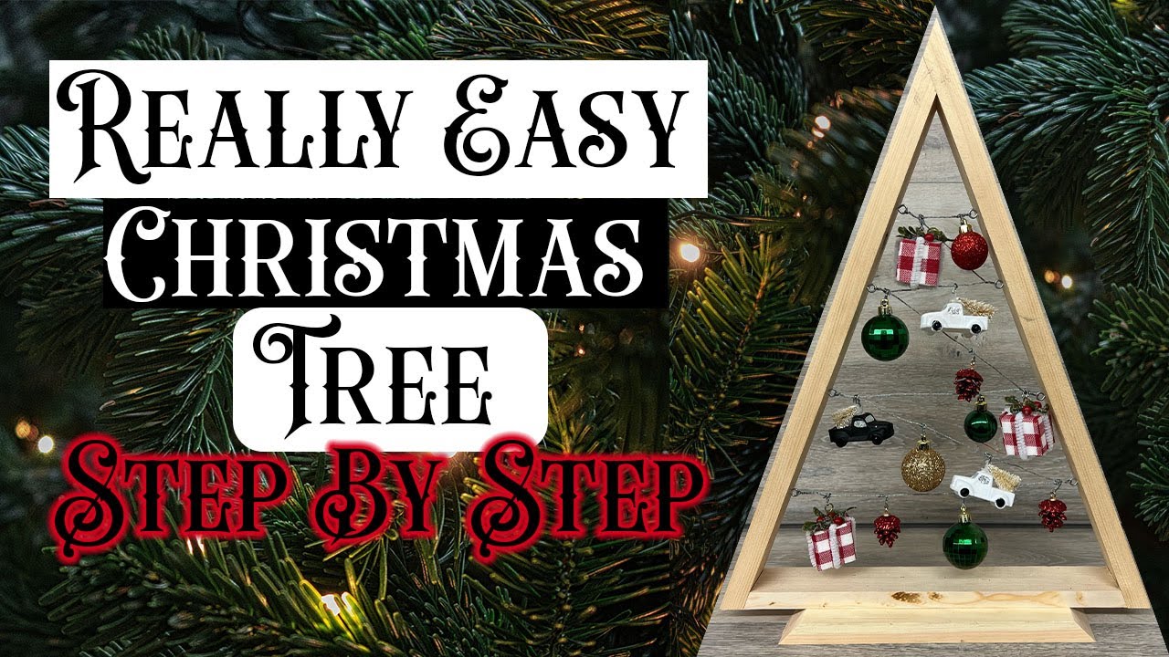 This Wooden Christmas Tree Takes Only 7 Minutes to Cut