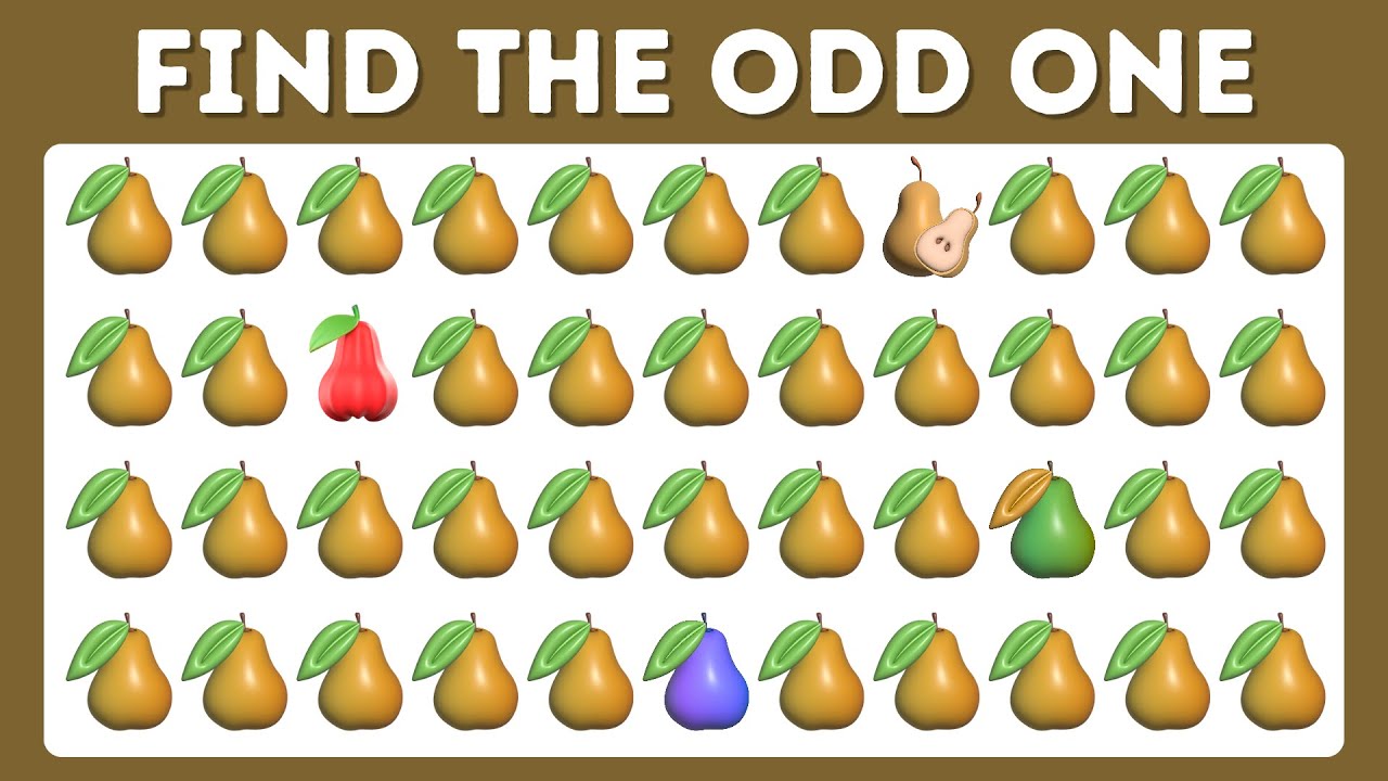 Can You Find the Odd One Out? | Mind-Blowing Visual Quiz | Quiz Bee