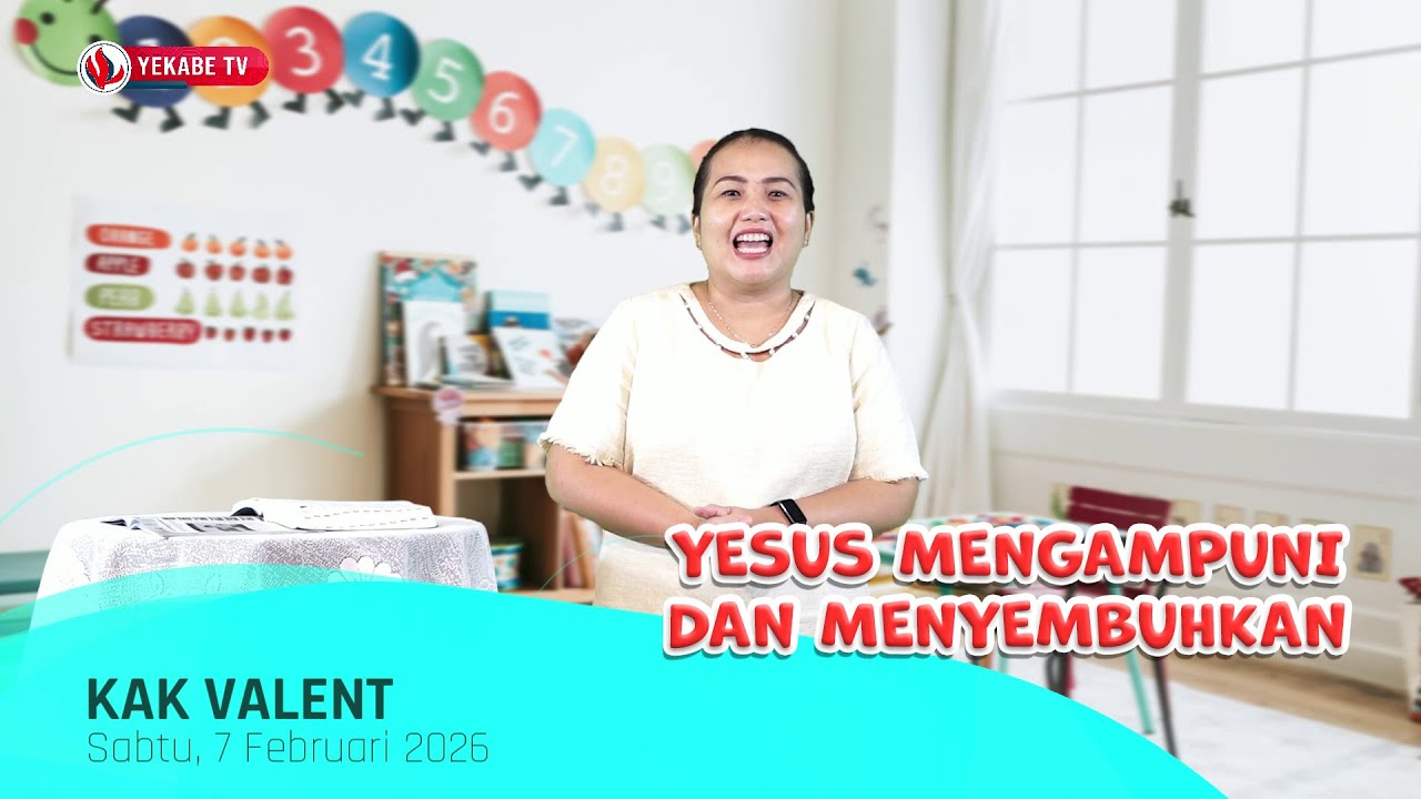 KIDDY 1595 - YESUS MENGAMPUNI DAN MENYEMBUHKAN