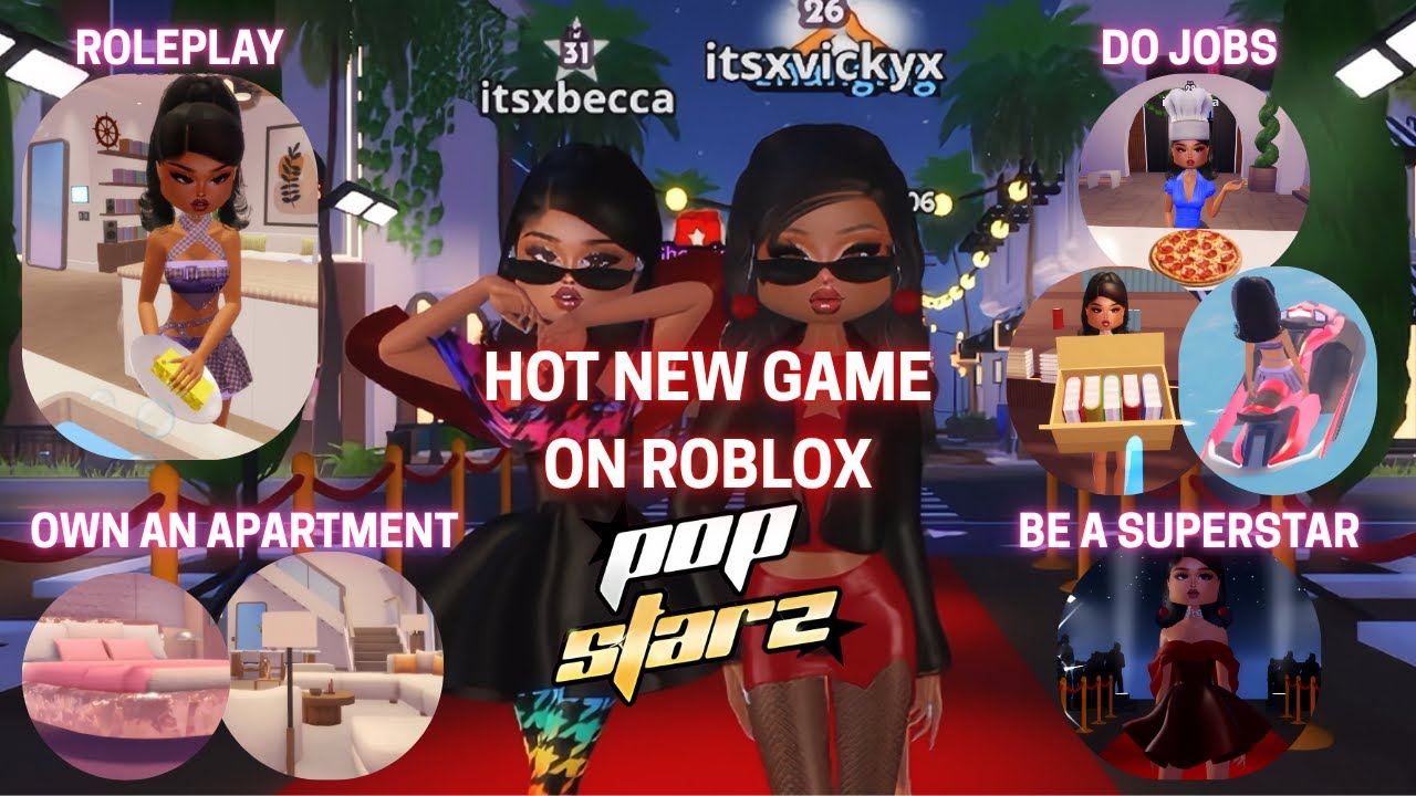 POP STARZ ROBLOX GUIDE. JAK GRAĆ, FUNKCJE I POR&Oacute;WNANIE Z DTI, ROYALE HIGH I BERRY AVENUE