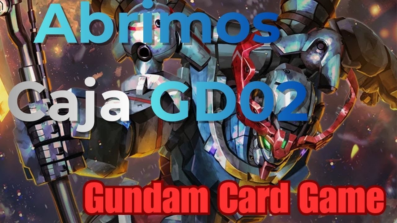 Si, voy muy tarde! ¡Unboxing Caja GD02 Gundam Card Game! Cartas Raras, Artes Alternativos y Rations