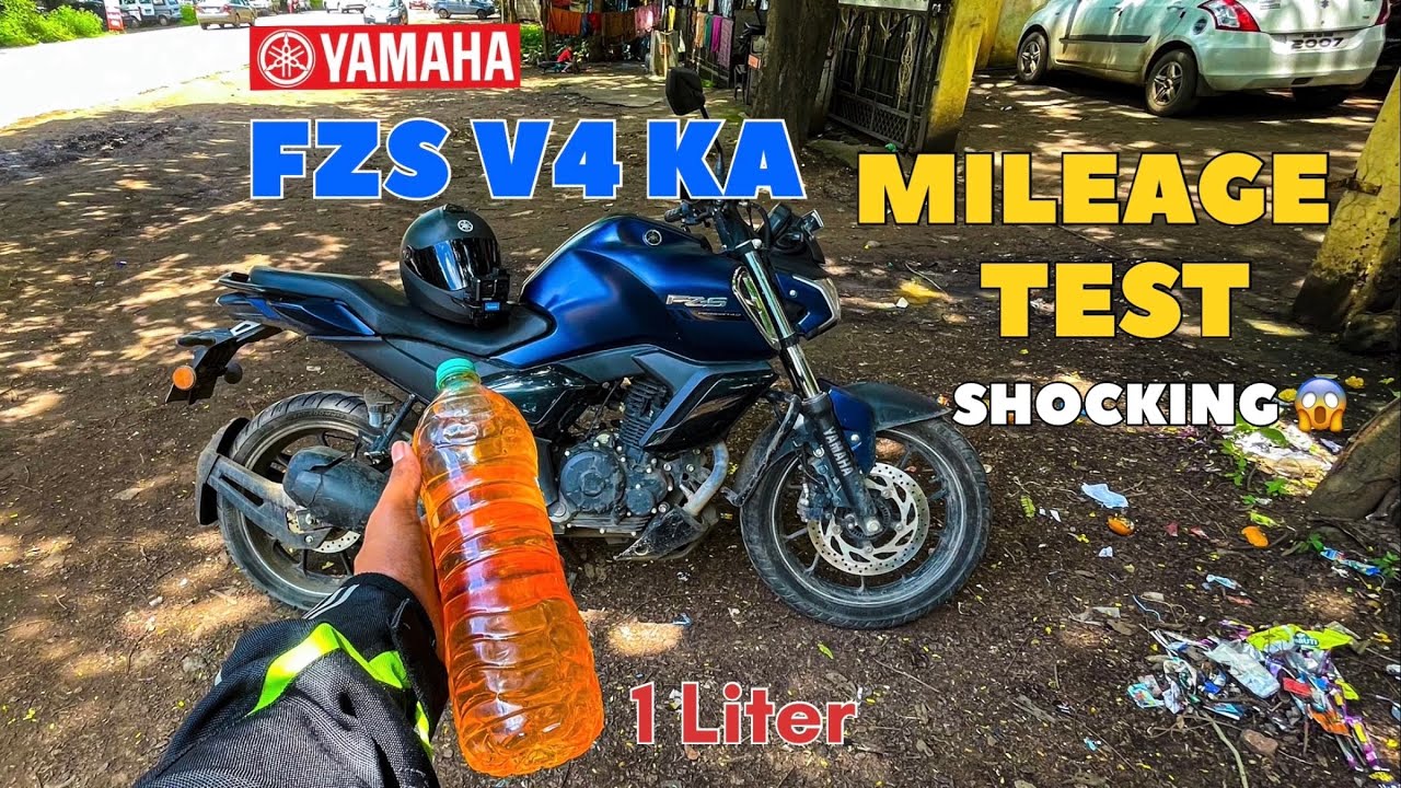 Yamaha FZS V4 Ka Mileage Test | Shocking Mileage 😱| Itna Jyada Mileage Socha Nahi Tha😵