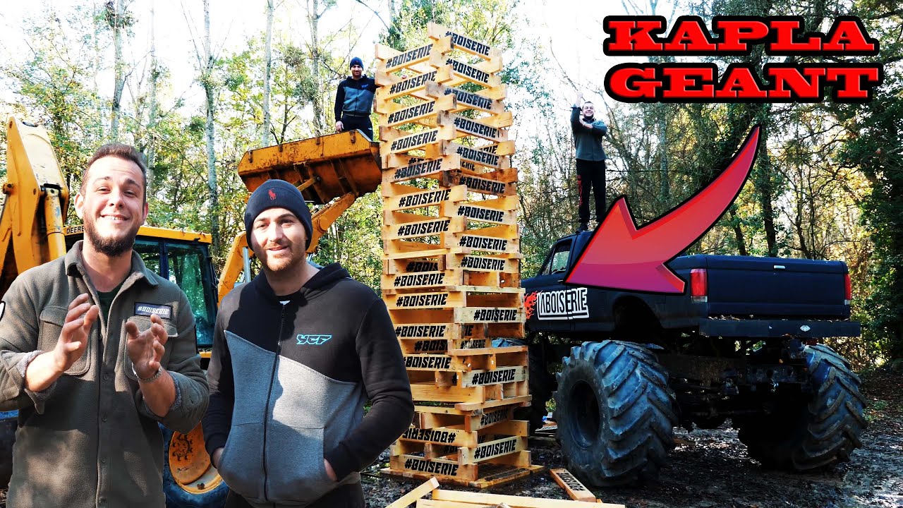 LE RE-RETOUR DE BABASS ! (On monte un kapla géant)