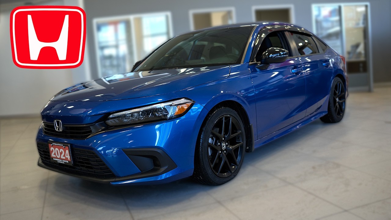 2024 Honda Civic Sport in Aegean Blue | Detailed Look