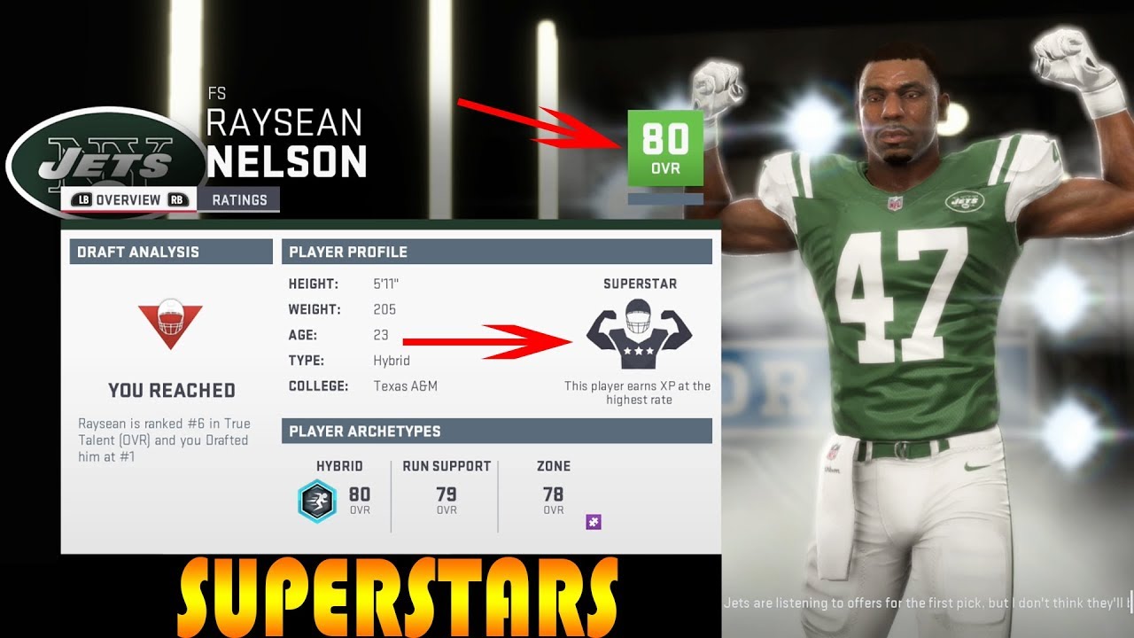 HOW TO DRAFT GUARANTEED SUPERSTARS AND GOOD PLAYERS IN MADDEN 19