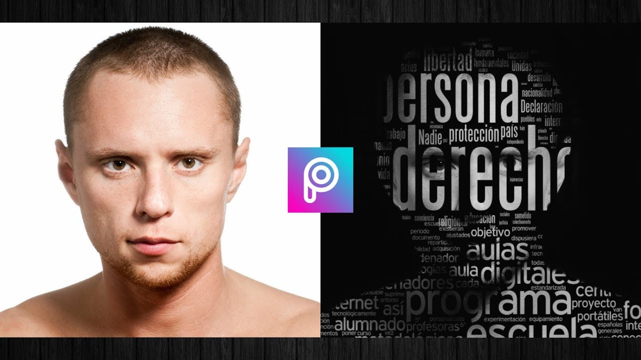 Tutorial PicsArt - Efecto Cara de Texto