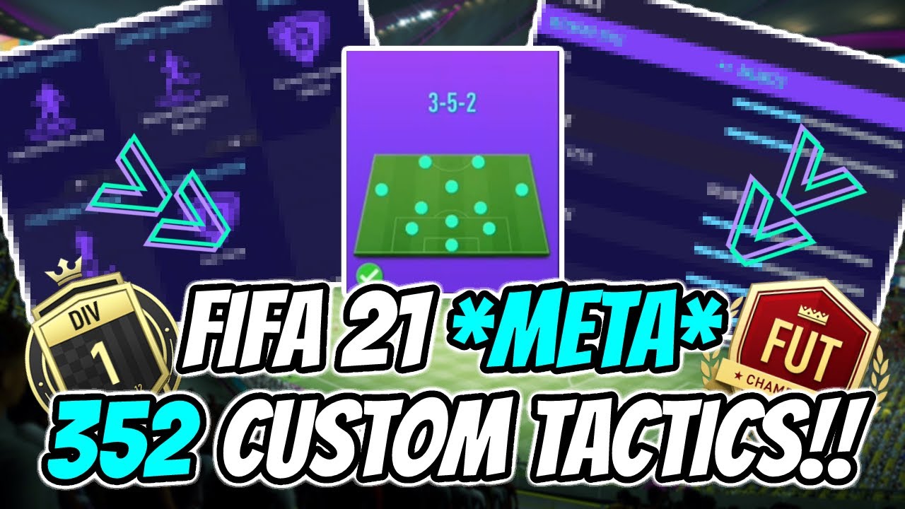 FIFA 21 *NEW* 352 SUPER OP CUSTOM TACTICS/INSTRUCTIONS | POST PATCH | HOW TO WIN MORE GAMES!!