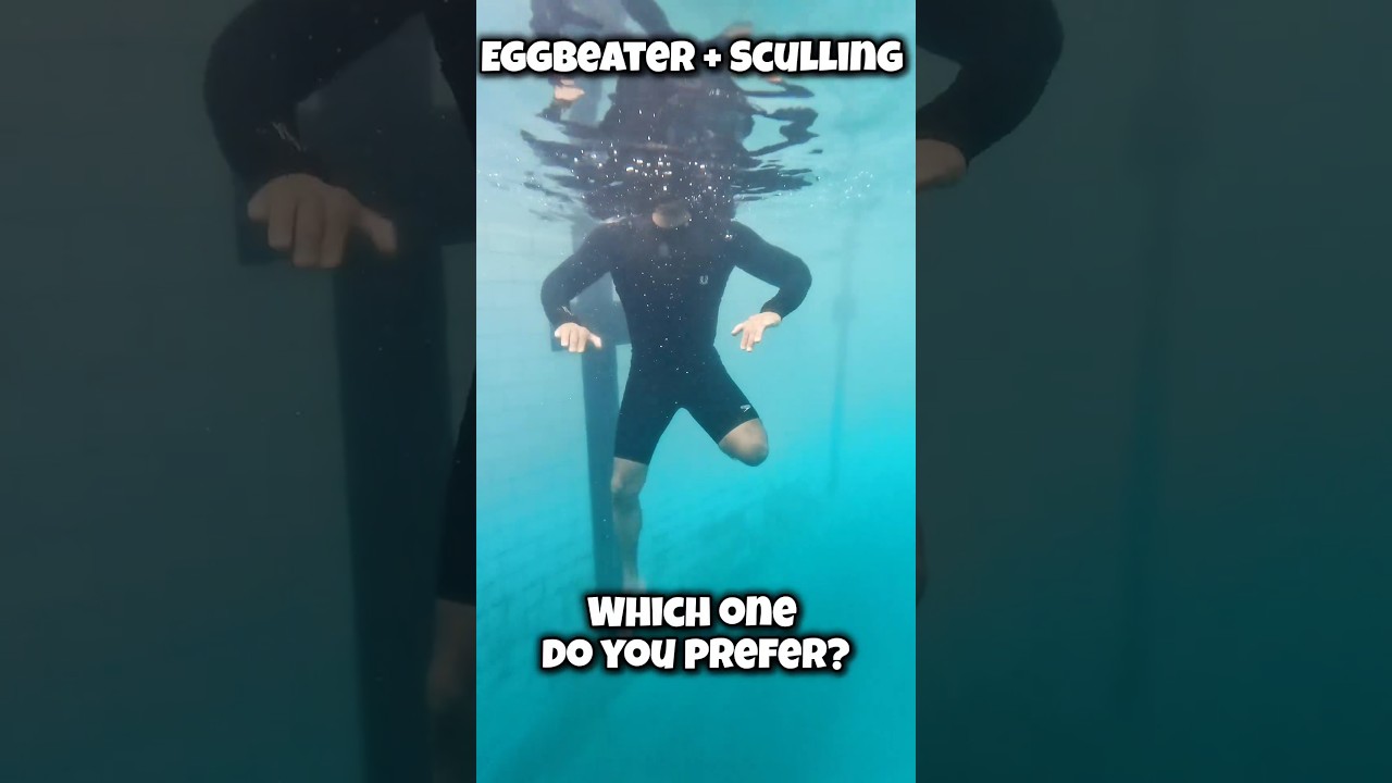 3 Styles of Water Treading in Deep Water 🏊 Swimming Tips #swimmingtips #learnswimming #swimming