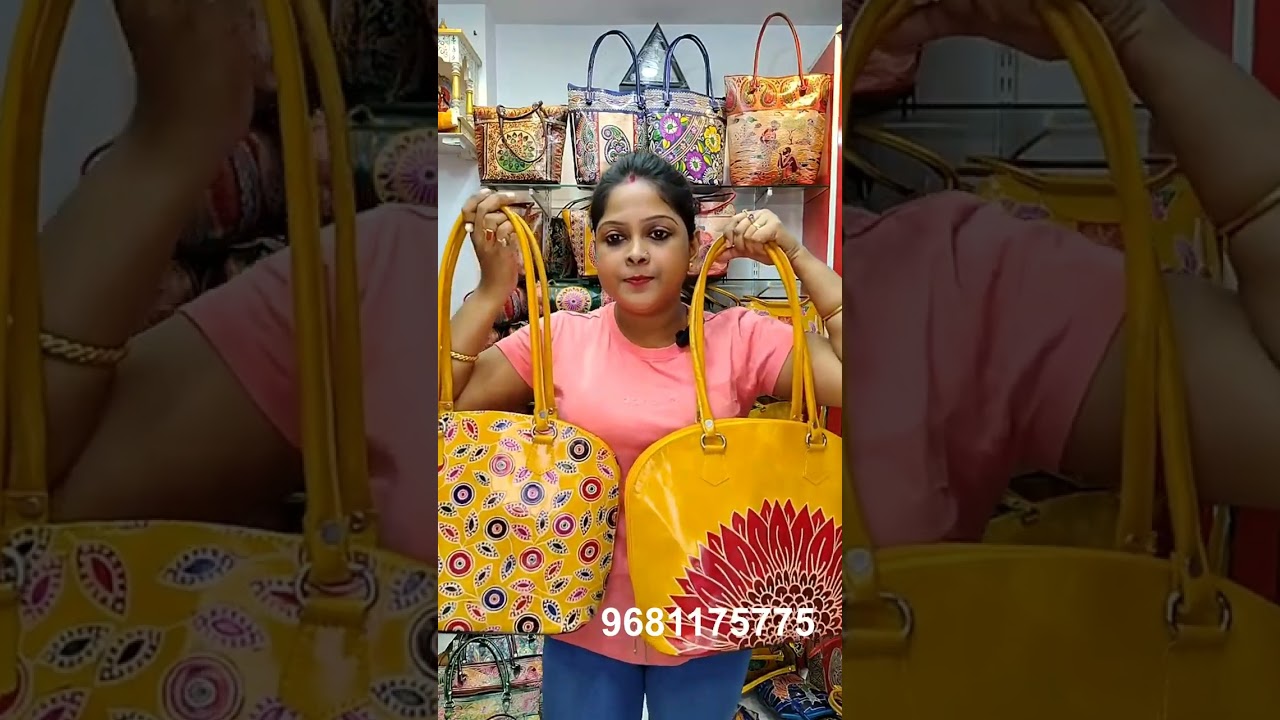 Shantiniketan Leather Bag | Handicraft Leather Bag 