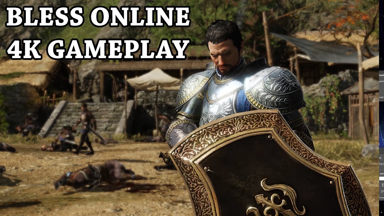 Bless Online 4k 60FPS Gameplay Human Starter Village
