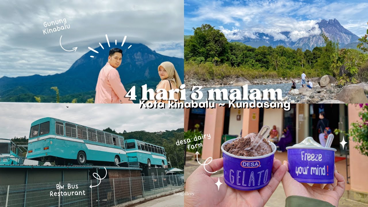 16 tempat menarik Kota Kinabalu-Kundasang Sabah✨[Pertama kali tengok gunung kinabalu depan mata]😍