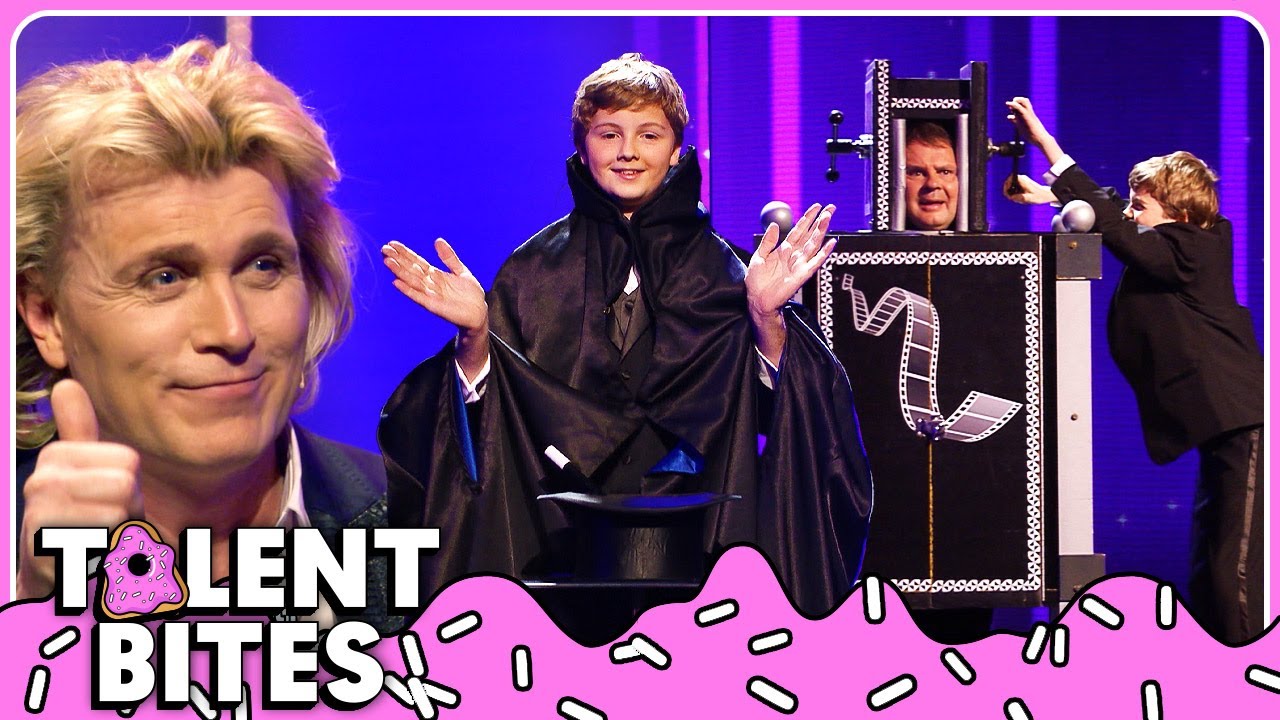 Cutest Father-Son Magician Duo perform an awesome magic act! | Bites