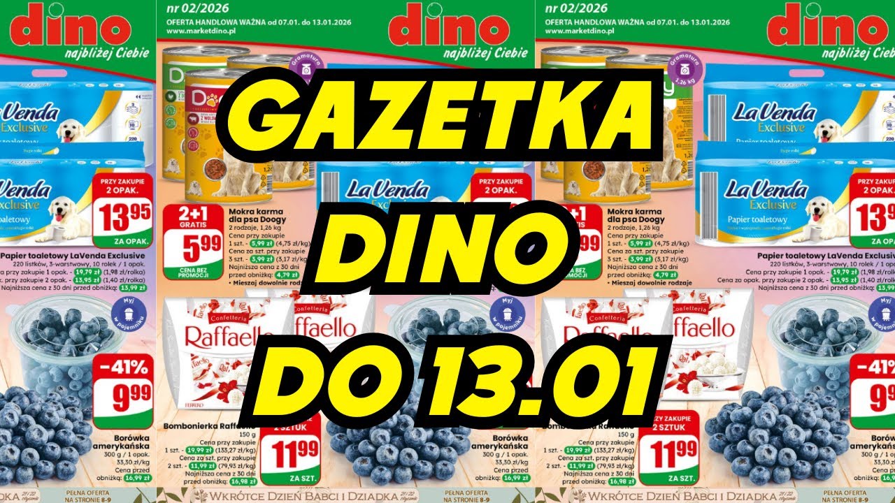 GAZETKA DINO DO 13.01  | PROMOCJE DINO | TANIE ZAKUPY W DINO | PRZEGLĄD DINO