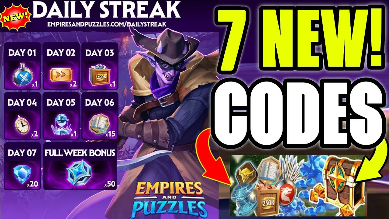 ⚡NEW 2026⚡ Empires & Puzzles Gift Codes 2026 | Empires & Puzzles Redeem Codes 2026 | Working Codes