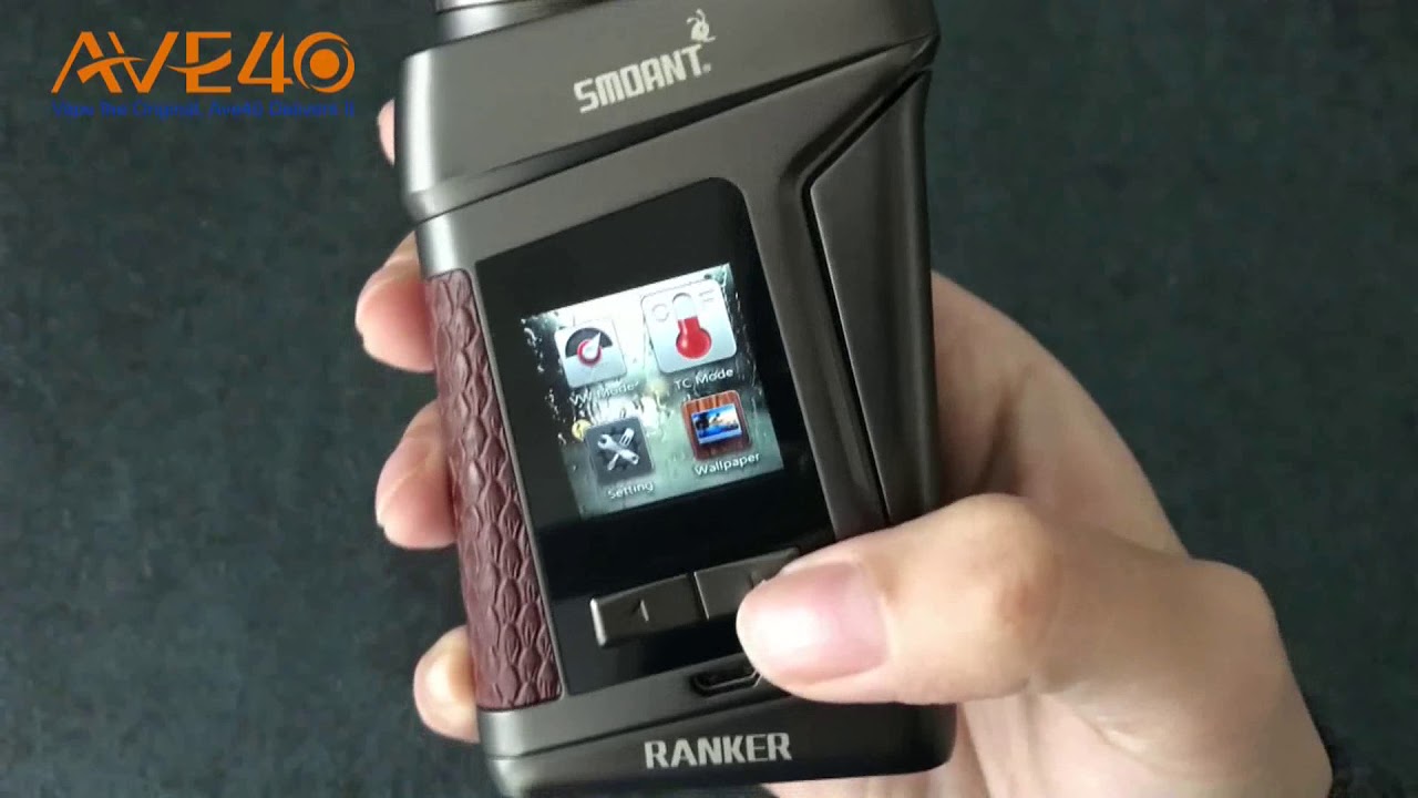 Smoant Ranker 218W TC Box Mod Unbox Video