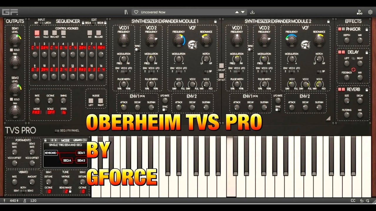 Oberheim TVS Pro &mdash; дуофонический синтезатор от GForce &mdash; давайте разберёмся &mdash; ПК и Mac