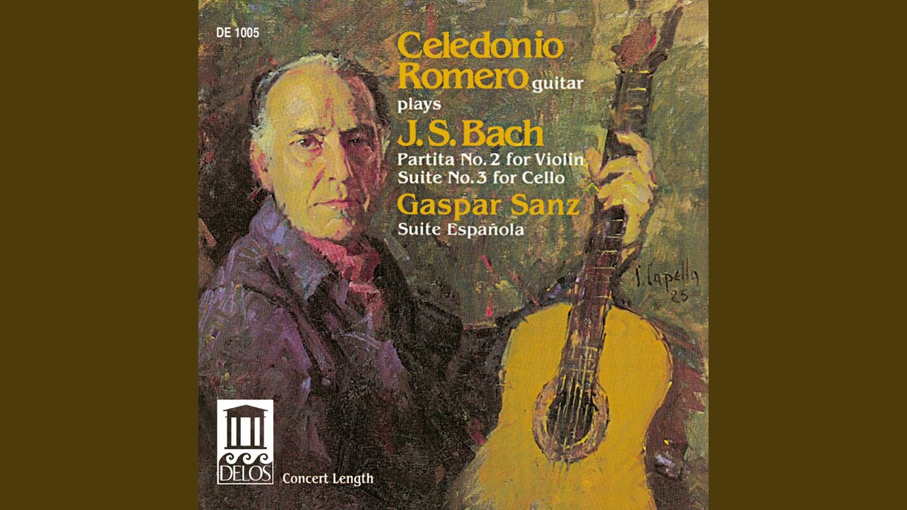 Cello Suite No. 3 in C Major, BWV 1009 (Arr. for Guitar by Pepe Romero)