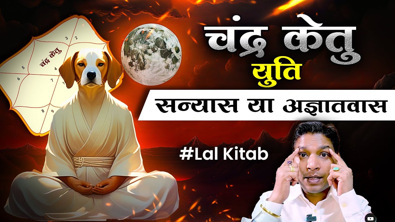 चंद्र केतु कैसे कर देता है जीवन अधूरा | Moon Ketu Conjunction Effects #lalkitabjyotish