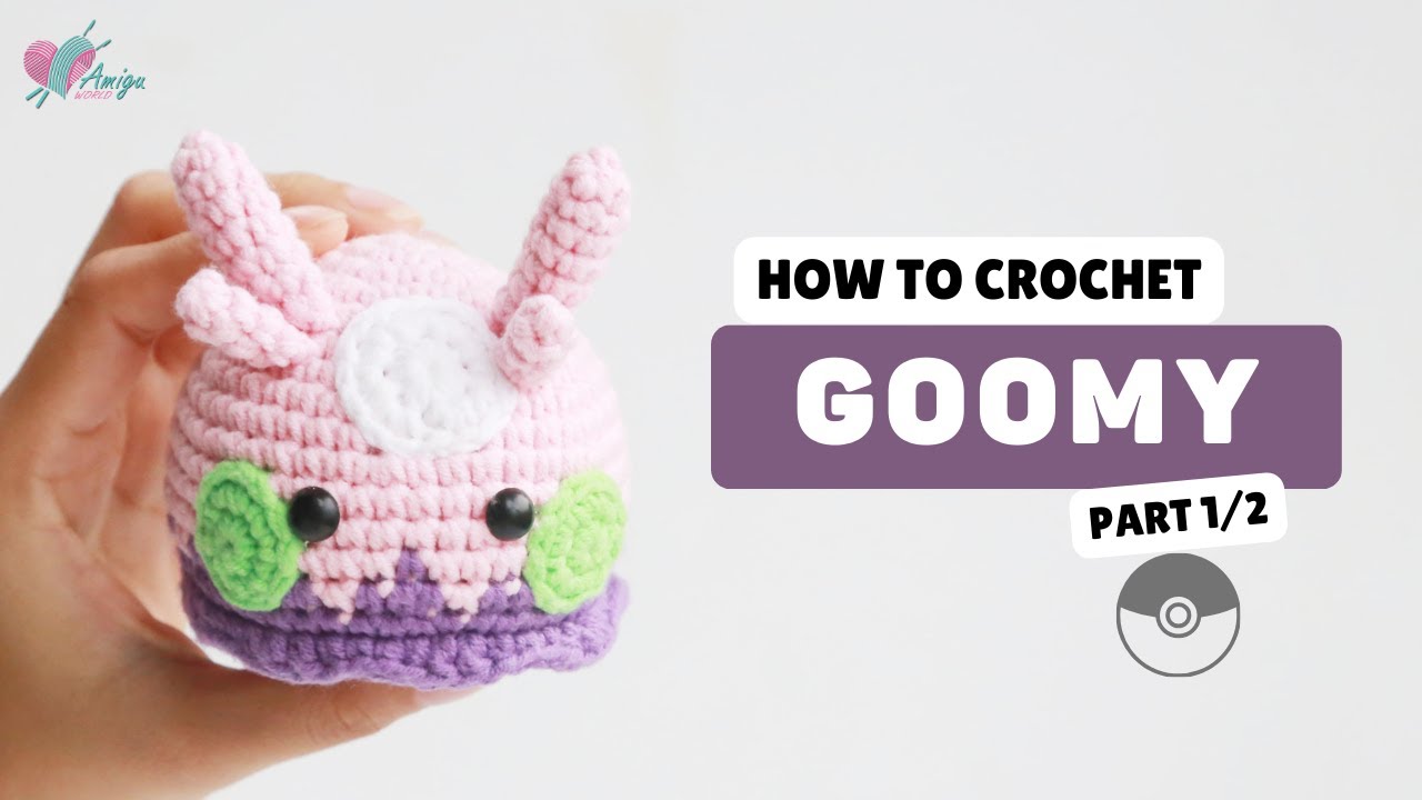 #407 | Amigurumi Goomy (1/2) | Crochet Pokémon Amigurumi | Free Pattern | Amiguworld