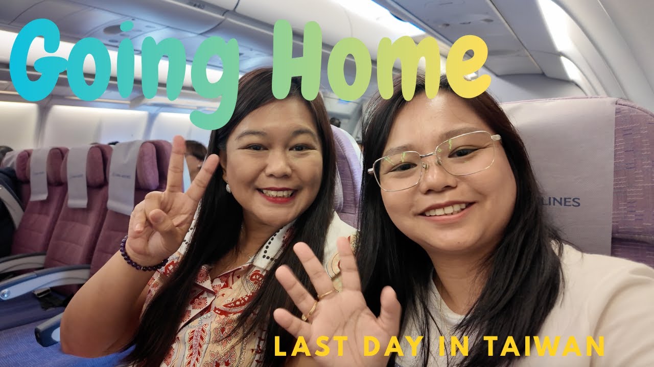 Taiwan Day 3 - Flight back to Manila| Plaza Premium Lounge