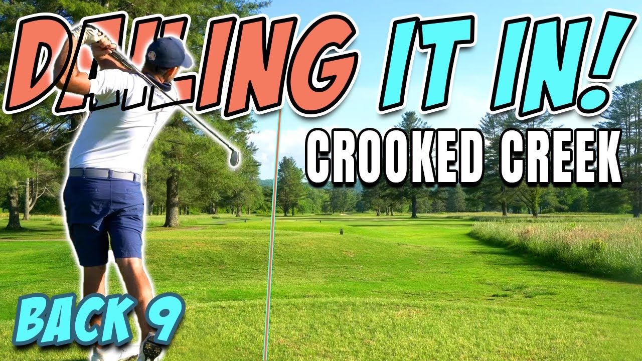 Getting DIALED IN at Crooked Creek | Back 9 Course Vlog with Shot Tracers