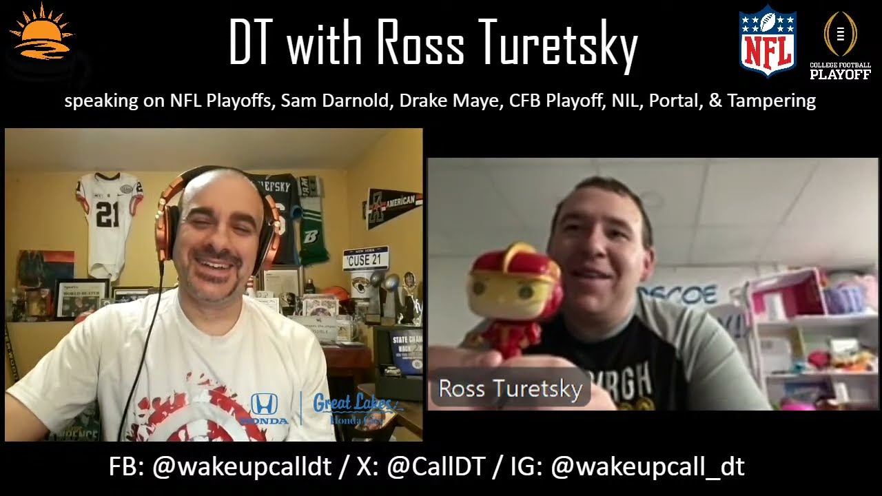 NFL Playoffs, Sam Darnold, CFB Playoff, NIL, Portal, & Tampering