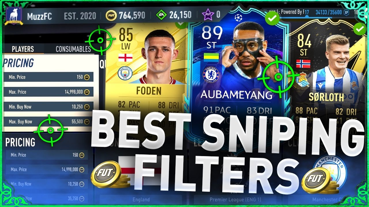 The BEST Sniping Filters to Use Right Now.. 😍 *MAKE 50K QUICKLY* #FIFA23