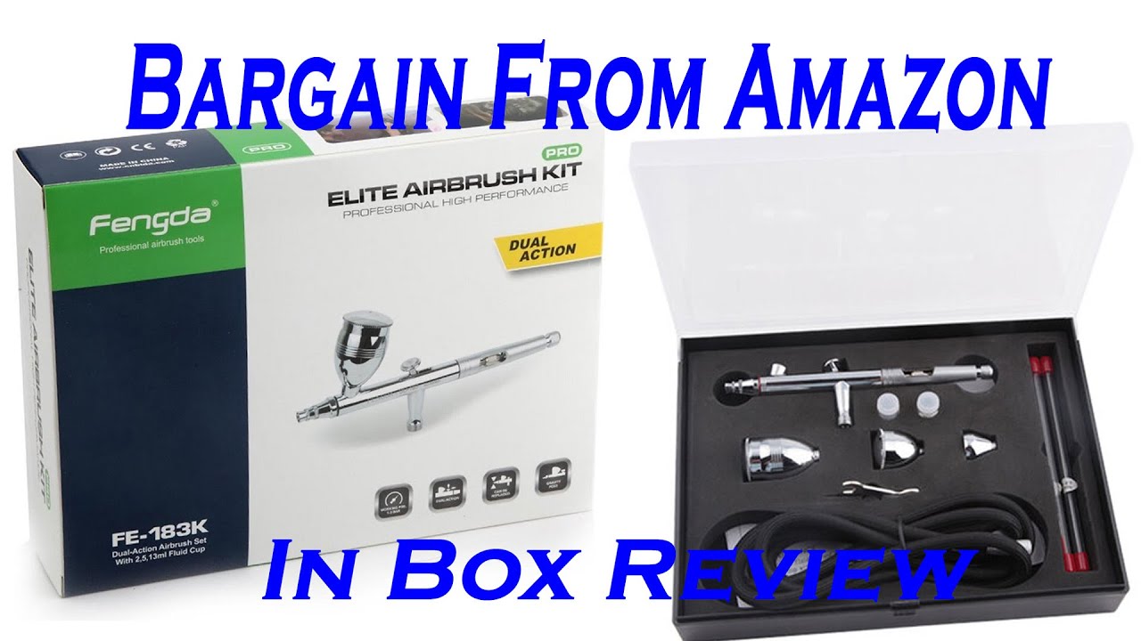 Bargain From Amazon - Fengda FE-183k Airbrush in box review #bargain #fengda