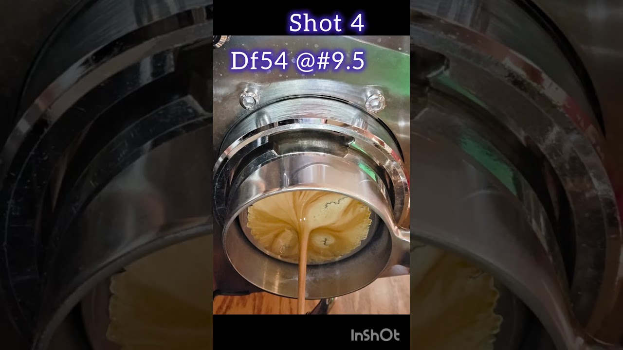 Lavazza Super Crema dial in with DF54