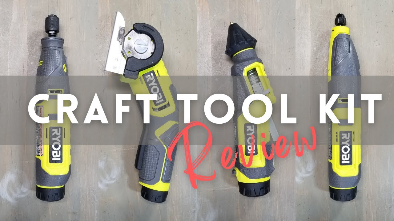REVIEW Ryobi Combo Craft Kit | Not Sponsored | 4V Power Cutter, Rotary Tool, Glue Pen & Power Carver