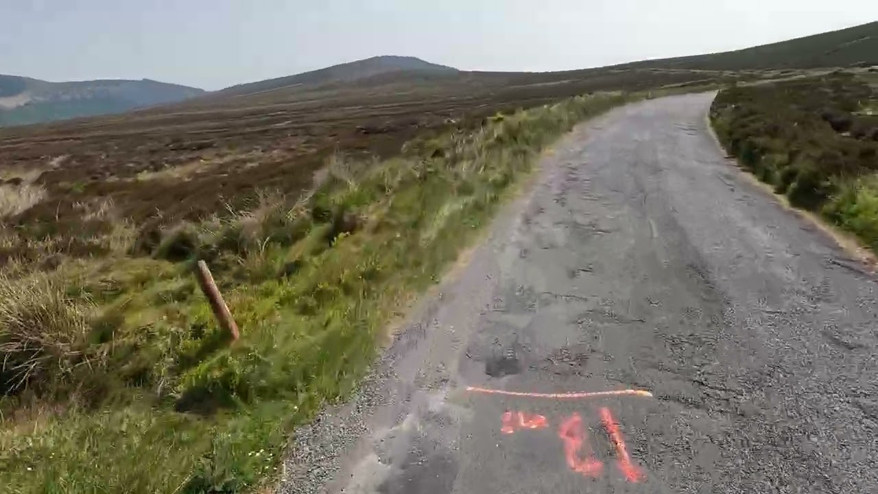 Wicklow Cycling: Sally Gap towards Glendalough (1). 4K