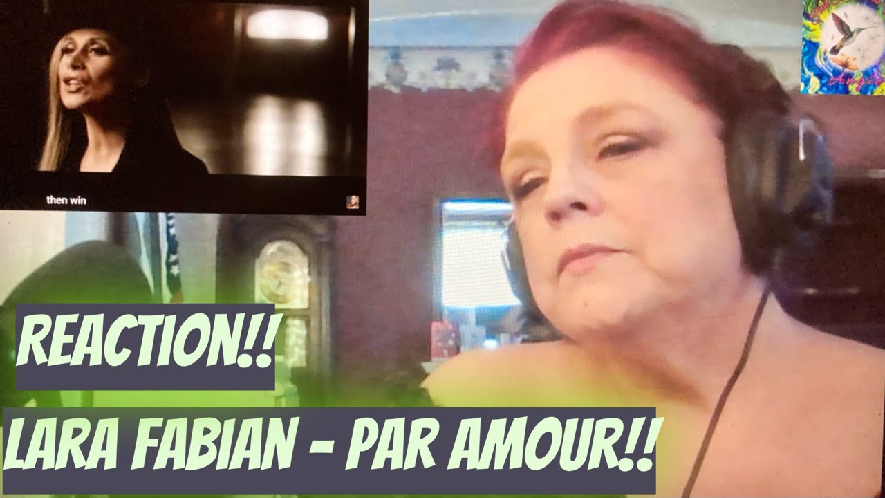 Lara Fabian - Par Amour!! Reaction! Beautiful language of Love!!