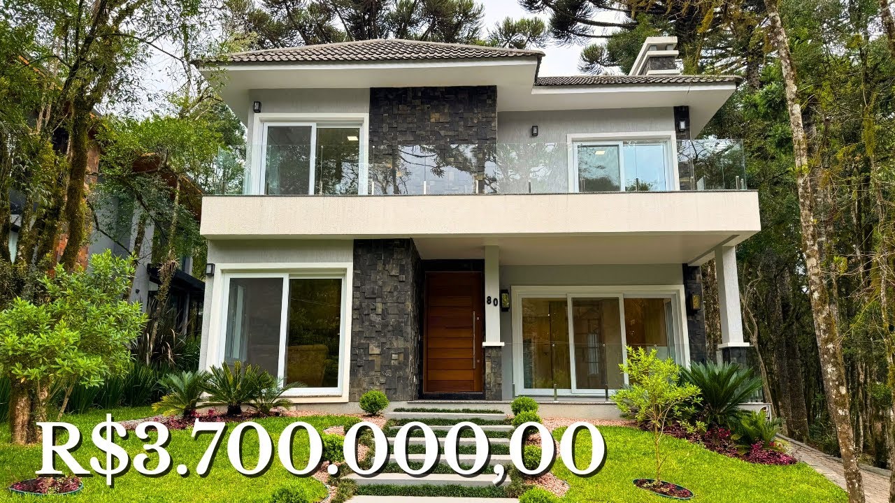 Conheça ESSA Casa de Luxo à Venda em Canela | Móveis Planejados, Amplo Living e um TOUR Exclusivo!