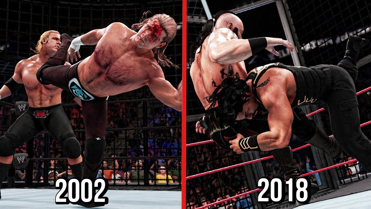 Every Elimination Chamber Winners 2002 To 2018 ( WWE 2K18 )
