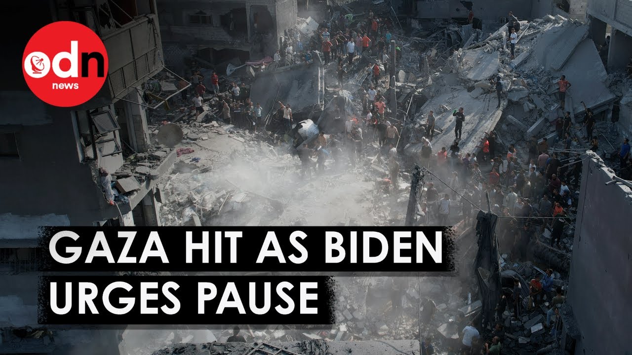 Gaza Refugee Camp Struck As Biden Urges Humanitarian Pause