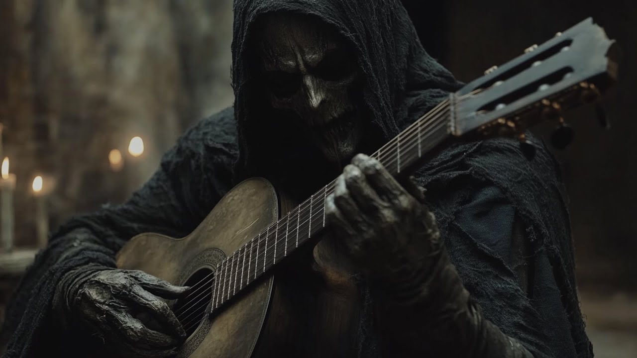 1 Hour Dark Ambient Guitar | Nylon String Meditation Music