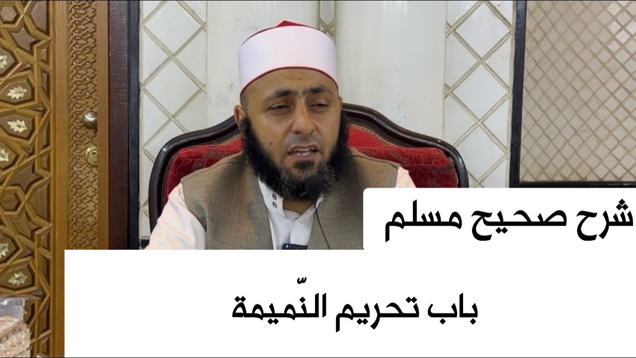 شرح صحيح مسلم | باب تحريم النّميمة