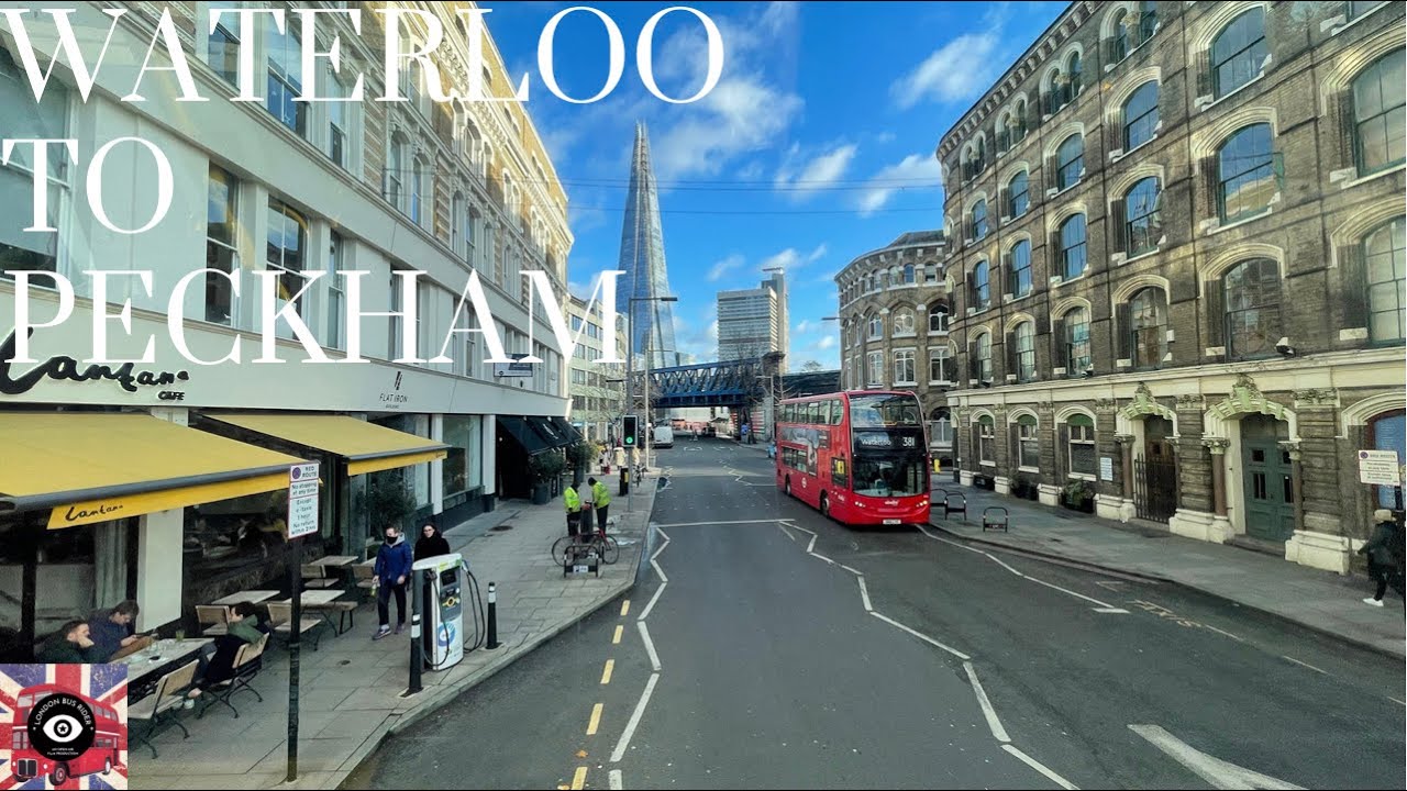 4K|London🚌Route381|Waterloo,Southbank,Shard,Bermondsey,Rotherhithe