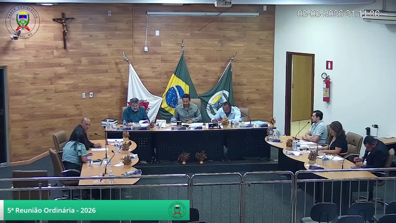 05ª REUNIÃO ORDINÁRIA, referente à Sessão Legislativa de 2026. Legislatura 2025/2028