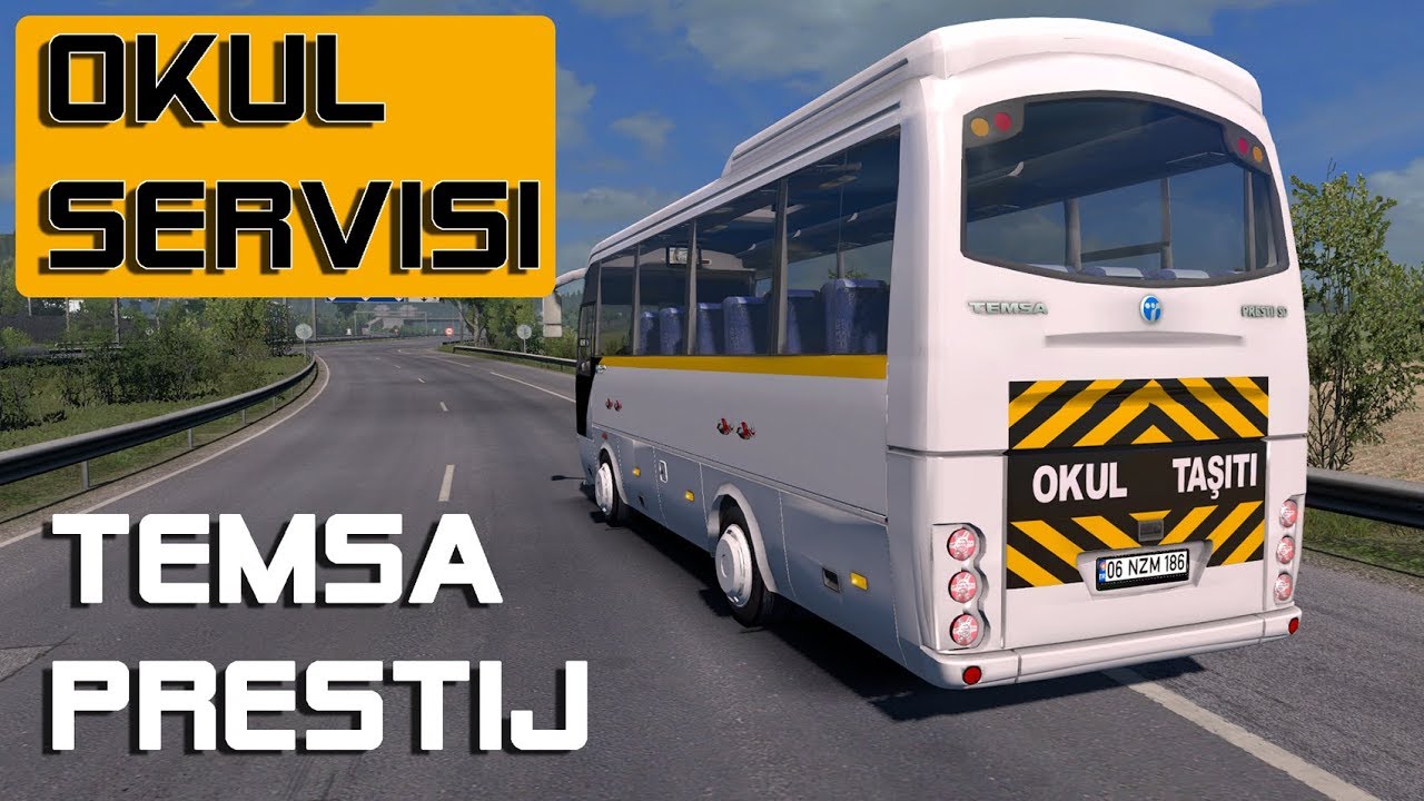 ETS 2 - OKUL SERVİSİ // TEMSA PRESTİJ SD 2014