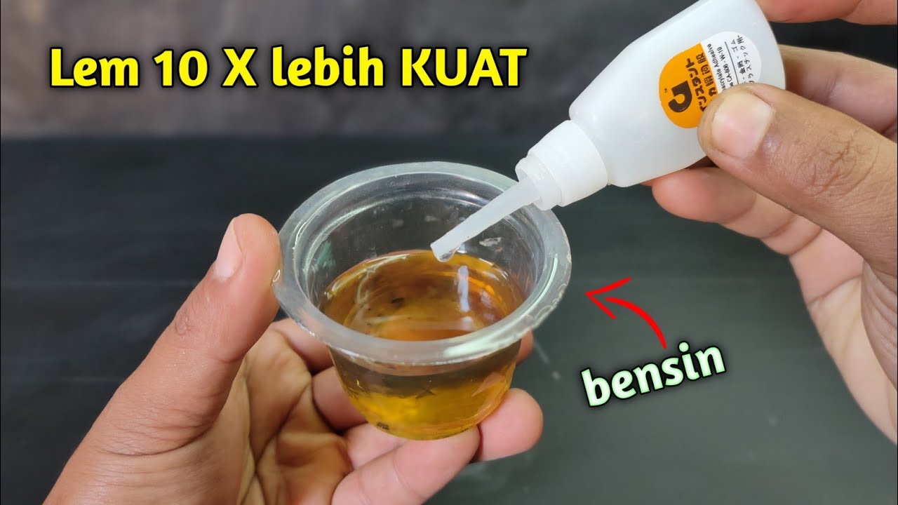 Ternyata cuma begini cara membuat LEM SUPER SUPER KUAT !!