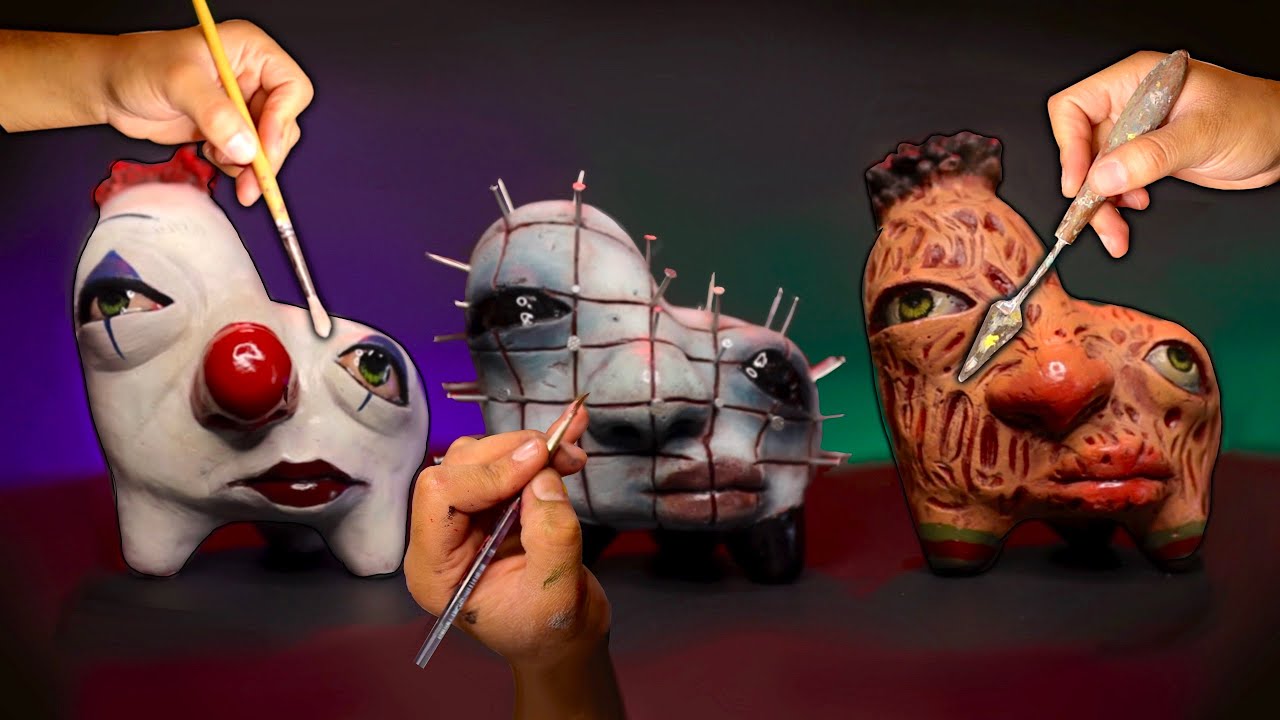 I SCULPTED 80's HORROR Movie MONSTERS!!