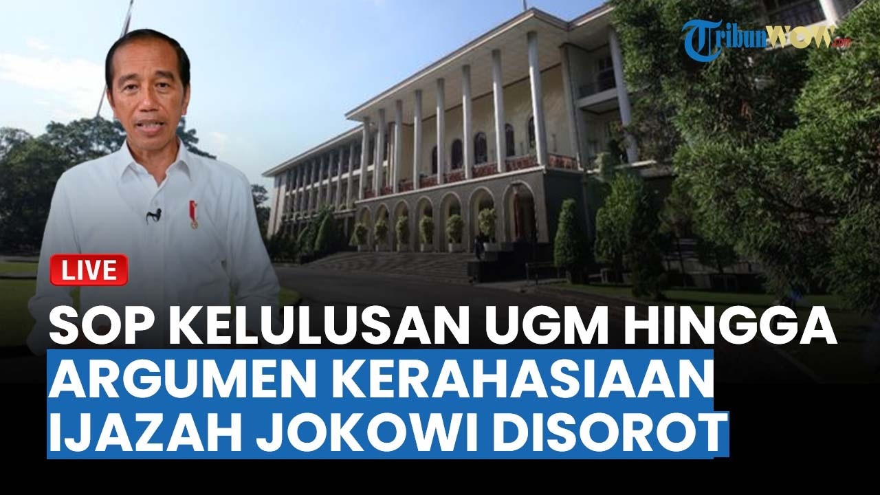 🔴 Audit Ijazah Jokowi akan Dilakukan Kelompok Bon Jowi, SOP UGM Luluskan Mahasiswa Jadi Poin Krusial